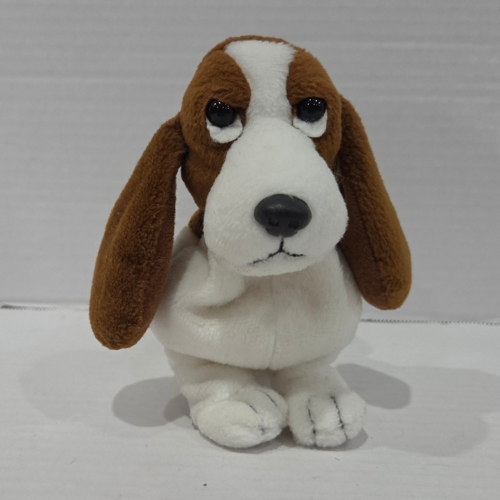 Vintage Maytag Basset Hound Plush Dog Steven Smith Stuffed Animals Brown White